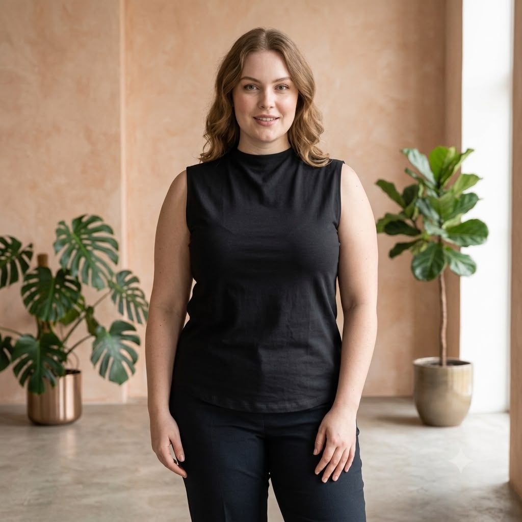 Basic shirt sleeveless