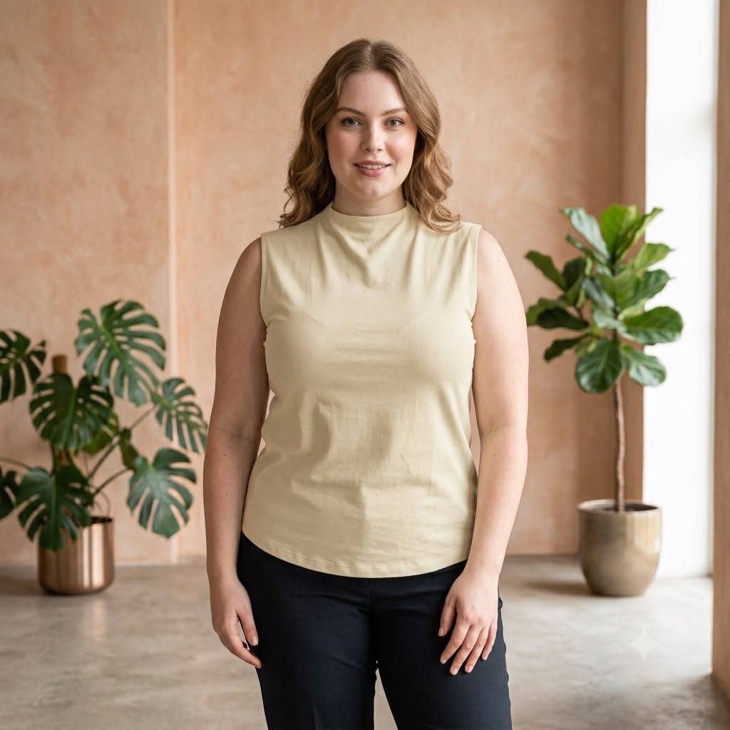 Basic shirt sleeveless