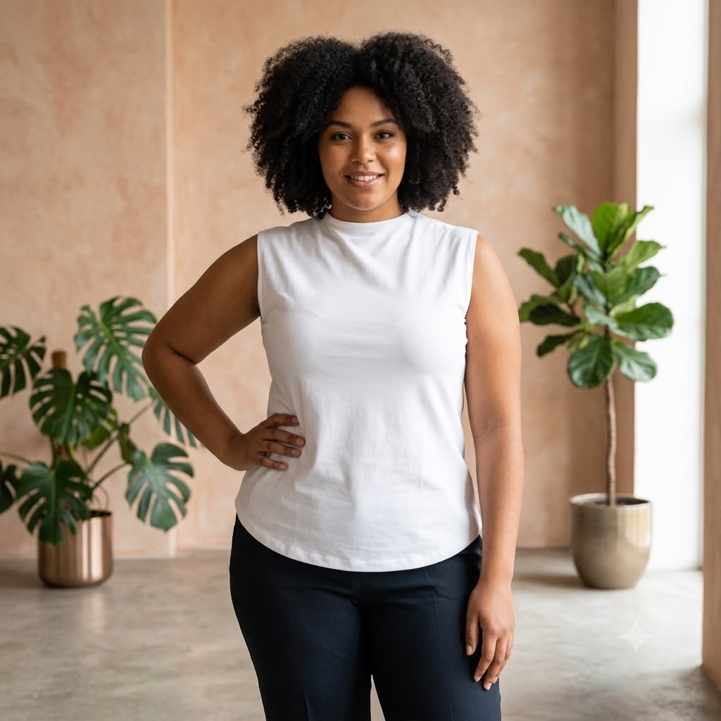 Basic shirt sleeveless