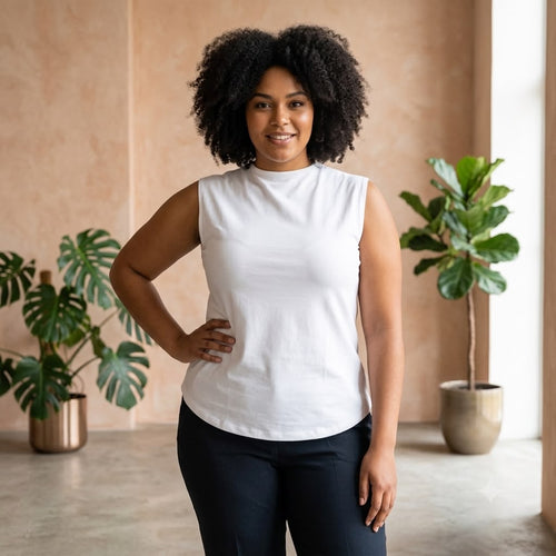 Basic shirt sleeveless